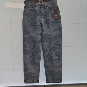 Vans Check-5 Loose Camo Jeans Men’s 30 Regular Blue Camo